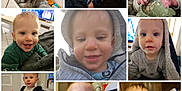 Eden a rejoint le concours — aidez-le/la à gagner de superbes lots ! art, baby, clothing, coat, collage, couch, face, footwear, furniture, happy, head, knitwear, laughing, newborn, people, person, photography, portrait, shoe, sweater