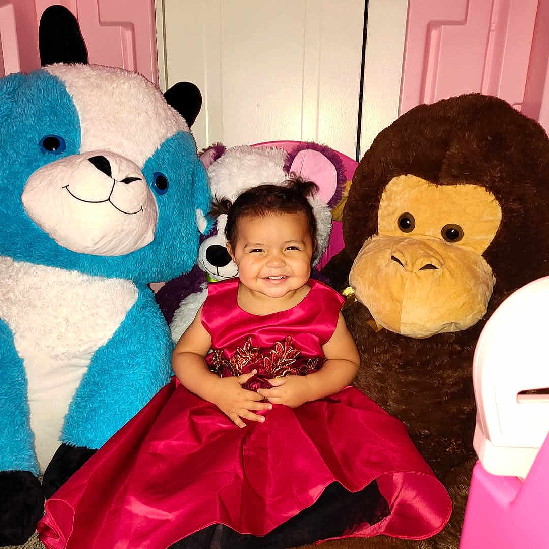 Roselena joined the competition — help win amazing prizes! baby, ball, clothing, costume, cushion, dress, face, football, formalwear, head, homedecor, indoors, person, photography, portrait, purple, soccer, soccerball, sport, toy