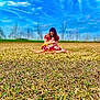 Elvis-Haze is registered to the contest to win money with this photo: child, face, female, field, fitness, girl, grass, head, lotusyogapose, nature, outdoors, person, photography, plant, portrait, sitting, sky, sport, workingout, yoga