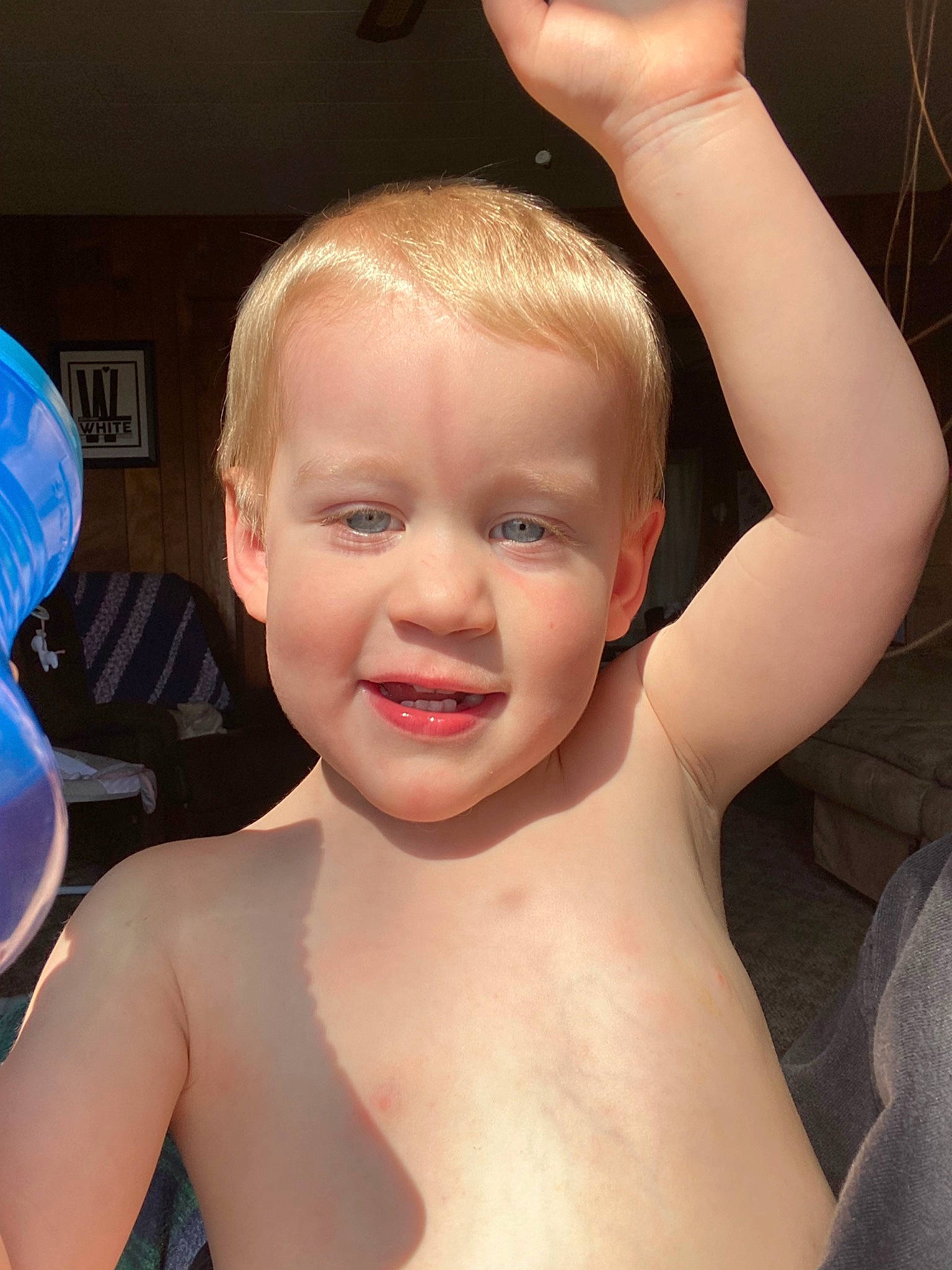 Wesley joined the competition — help win amazing prizes! arm, cheek, child, chin, eyebrow, face, facial_expression, forehead, fun, hair, hairstyle, head, lip, mouth, muscle, neck, nose, person, skin, smile