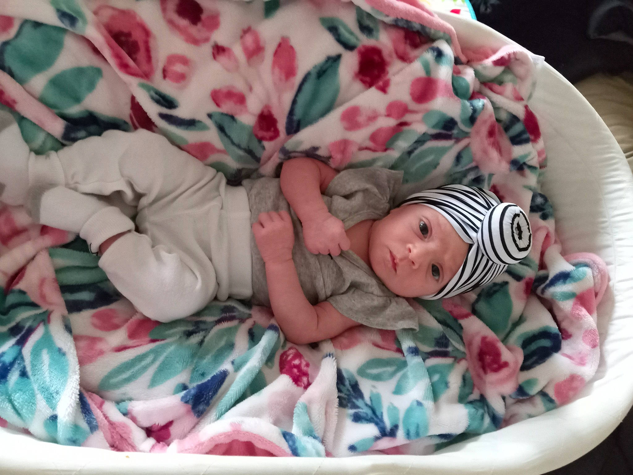 Avianna joined the competition — help win amazing prizes! baby, baby_products, baby_sleeping, baby_toddler_clothing, bedtime, cheek, child, comfort, head, headwear, linens, nap, pattern, person, pink, room, sleep, sleeve, sock, textile