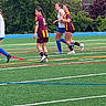 Araceli joined the competition — help win amazing prizes! soccer, sports, field, grass, players, uniform, team, outdoor, game, children, athletes, running, greenery, building, action, youth, competition, exercise, team_sport, daytime