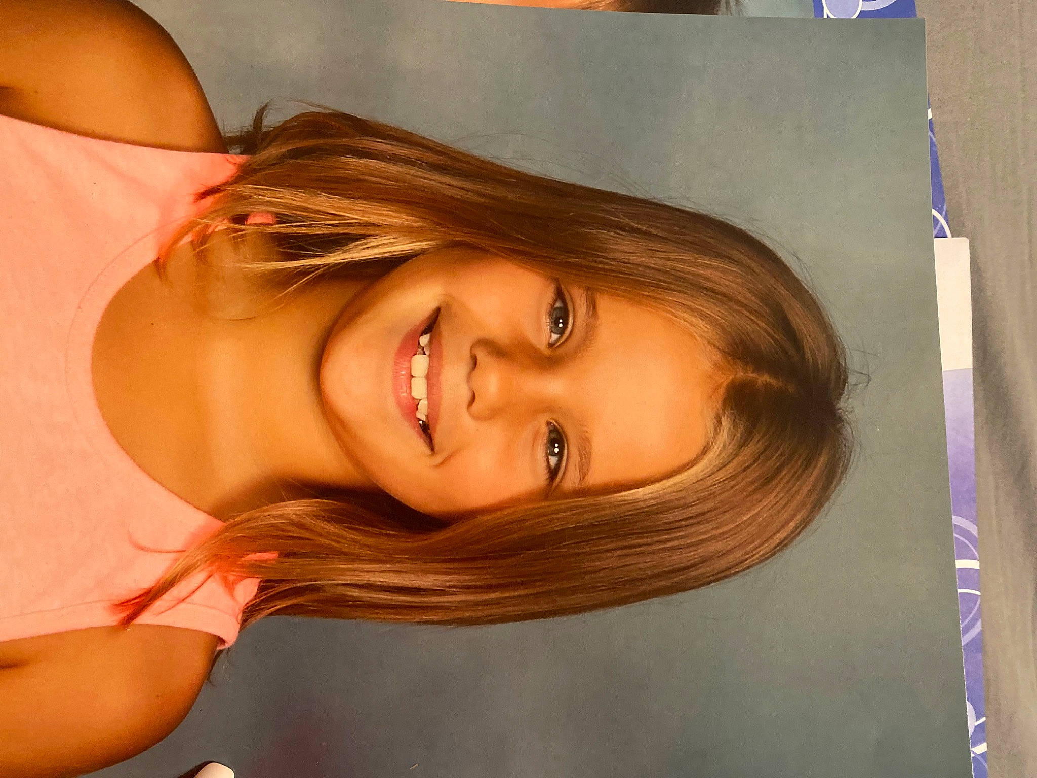 Braylee is registered to the contest to win money with this photo: blond, brown_hair, cheek, child, chin, dress, eyebrow, eyelash, flash_photography, fun, happy, iris, joy, layered_hair, lip, lipstick, long_hair, makeover, nose, person