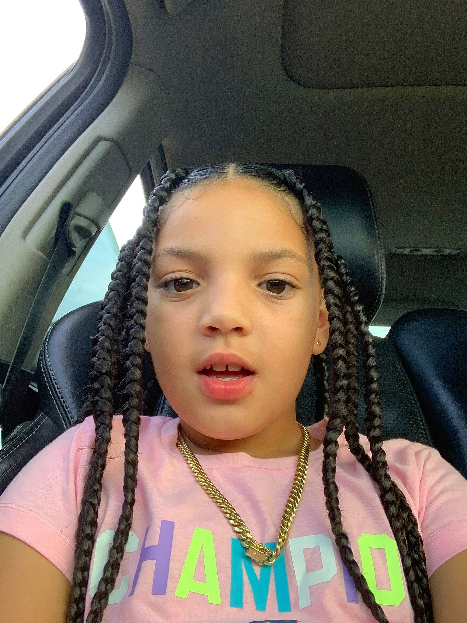 Mya Reices is registered to the contest to win money with this photo: automotive_design, automotive_exterior, automotive_tire, black_hair, body_jewelry, car_seat, car_seat_cover, cool, fun, hair, hairstyle, head, head_restraint, motor_vehicle, person, plant, skin, steering_wheel, vehicle, vehicle_door