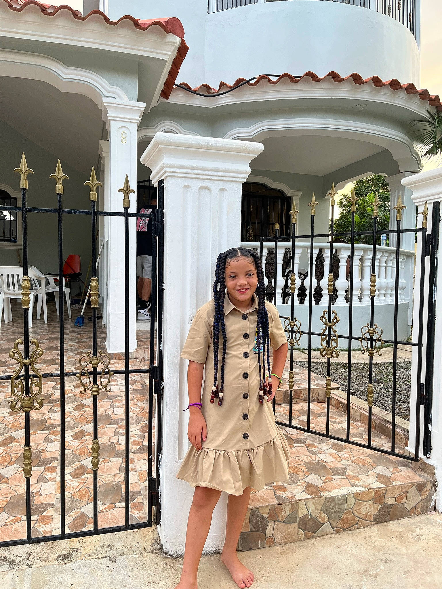 Mya Reices joined the competition — help win amazing prizes! arch, architecture, bag, beauty, building, column, eyewear, fence, happy, headwear, joy, leisure, metal, person, sandal, sleeve, smile, snapshot, sunglasses, temple