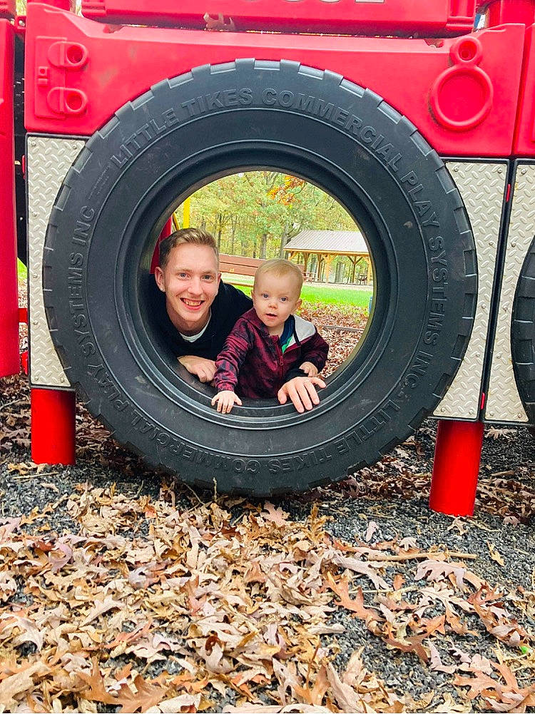 Kaiyden joined the competition — help win amazing prizes! automotive_tire, automotive_wheel_system, fender, fun, grass, green, hubcap, joy, mammal, motor_vehicle, person, playground, red, rim, smile, synthetic_rubber, tire, tire_care, toddler, tread