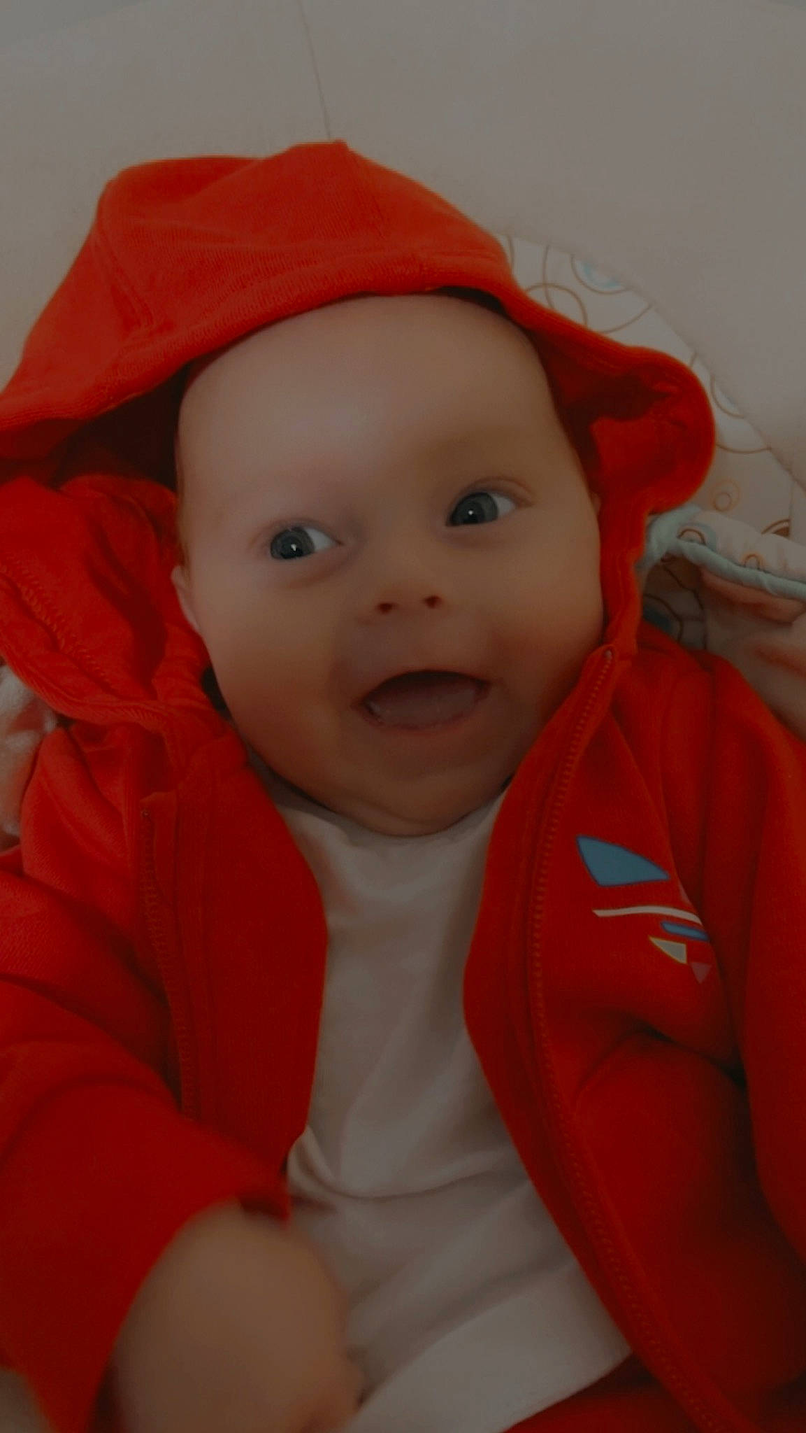 Archie joined the competition — help win amazing prizes! baby, baby_toddler_clothing, cap, carmine, cheek, child, comfort, eye, eyebrow, fun, happy, headgear, lip, mouth, nose, outerwear, person, skin, sleeve, smile