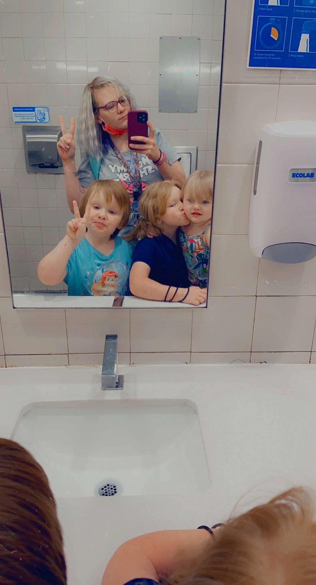 Makenna joined the competition — help win amazing prizes! bathing, bathroom, bathroom_accessory, bathtub, beauty, blue, finger, fun, person, photograph, plumbing, plumbing_fixture, purple, room, skin, snapshot, t_shirt, tap, thumb, toddler