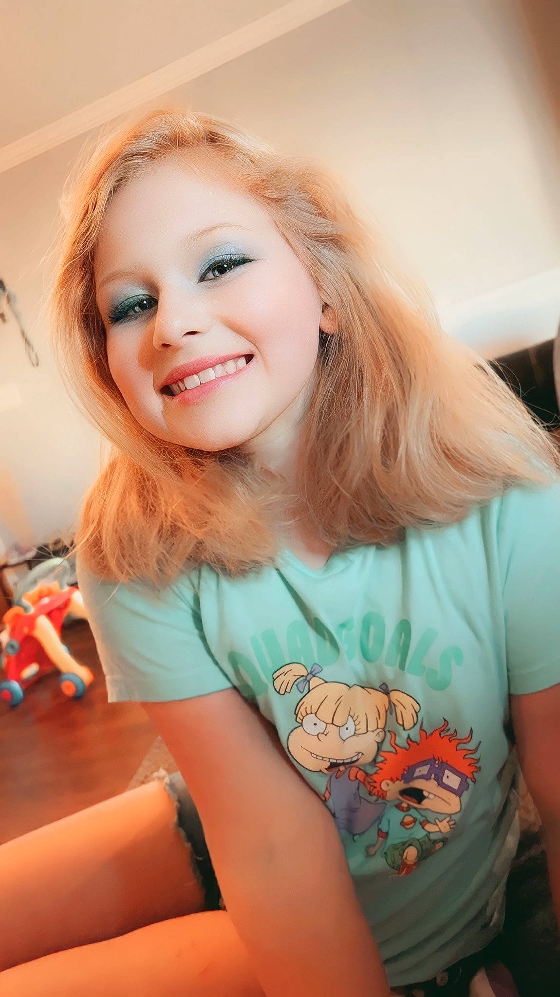 Cadence joined the competition — help win amazing prizes! chin, eyebrow, eyelash, finger, flash_photography, hair, happy, joy, lip, long_hair, mouth, muscle, neck, orange, organ, person, shoulder, skin, sleeve, smile