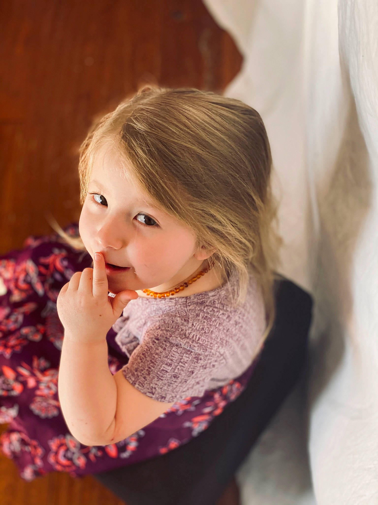 Jovannah is registered to the contest to win money with this photo: arm, blond, chair, cheek, child, comfort, eyelash, fashion_design, flash_photography, flooring, hair, happy, lip, long_hair, neck, person, shoulder, skin, sleeve, toddler