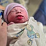 Zaylen is registered to the contest to win money with this photo: newborn, baby, infant, blanket, hat, sleeping, face, wrapped, cute, toddler, indoors, person, child, soft, newborn_baby, portrait, closeup, hospital, swaddled, cozy