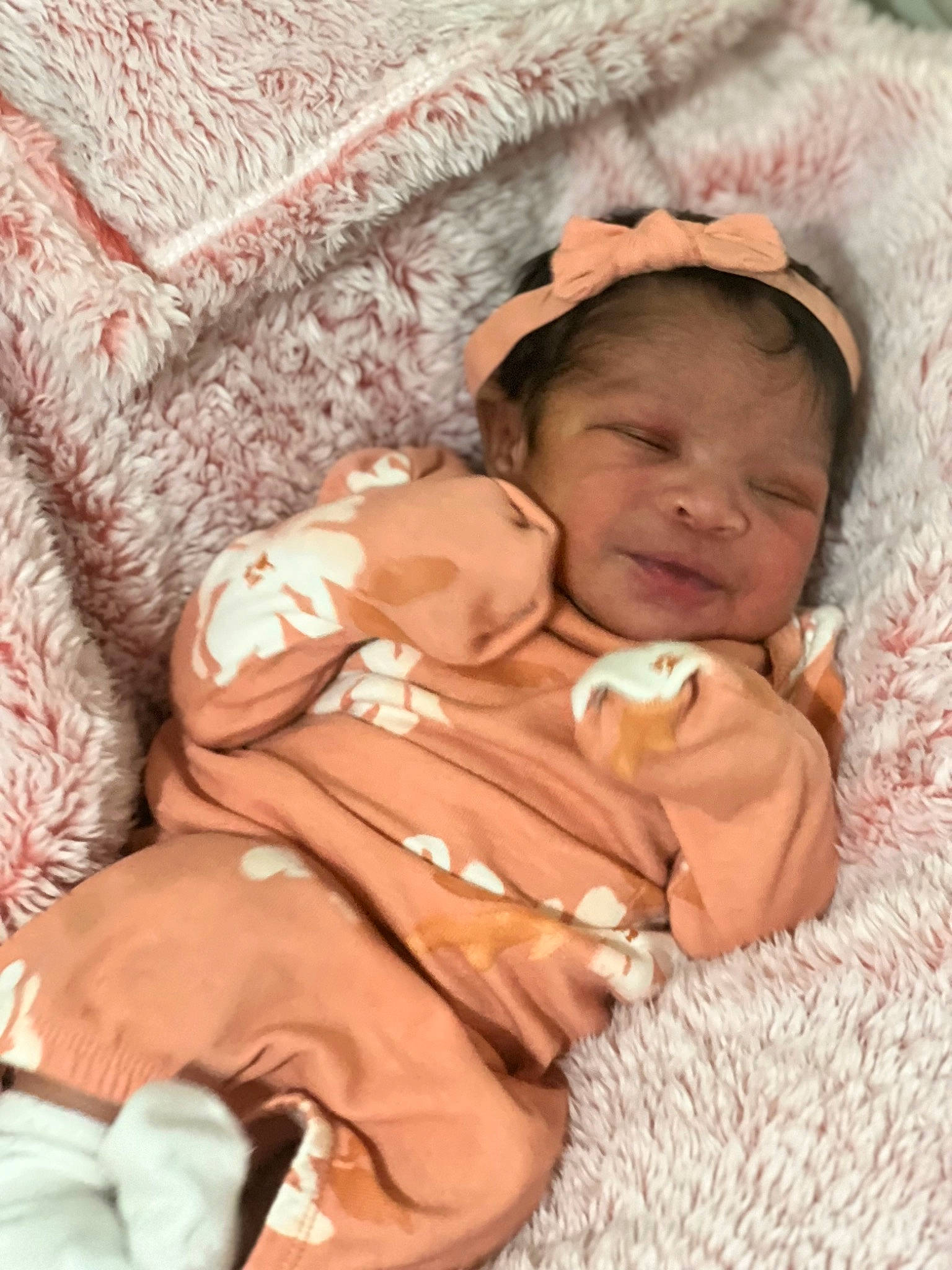 Nallely joined the competition — help win amazing prizes! abdomen, baby, baby_products, baby_sleeping, bedtime, cheek, chest, child, comfort, gesture, happy, headwear, linens, mouth, nap, nose, person, skin, sleep, smile