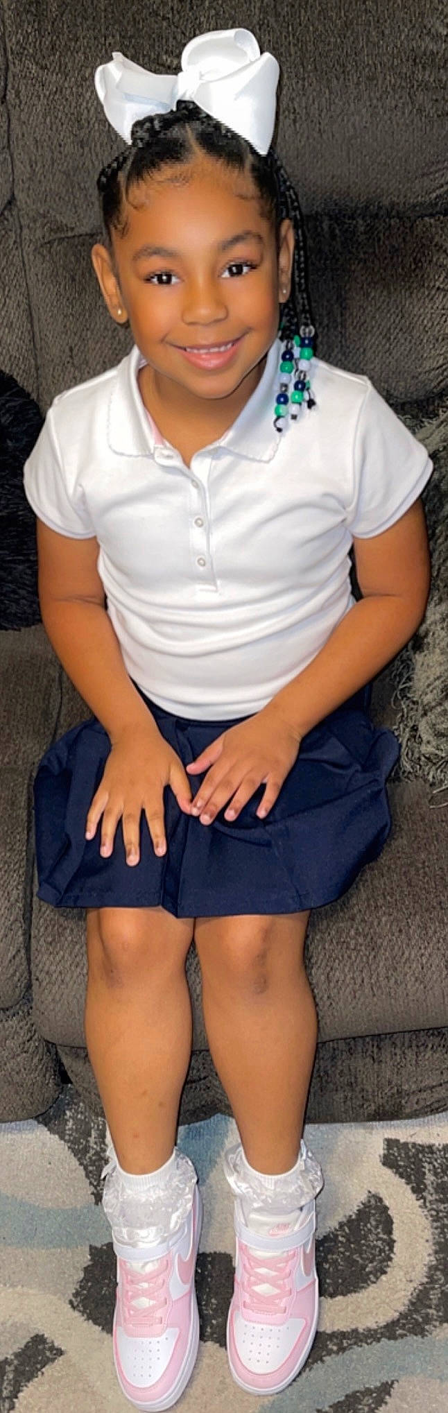 Markayla is registered to the contest to win money with this photo: abdomen, black_hair, chest, collar, dress, dress_shirt, elbow, electric_blue, grey, human_body, joint, joy, knee, neck, person, shorts, sleeve, sportswear, thigh, trunk