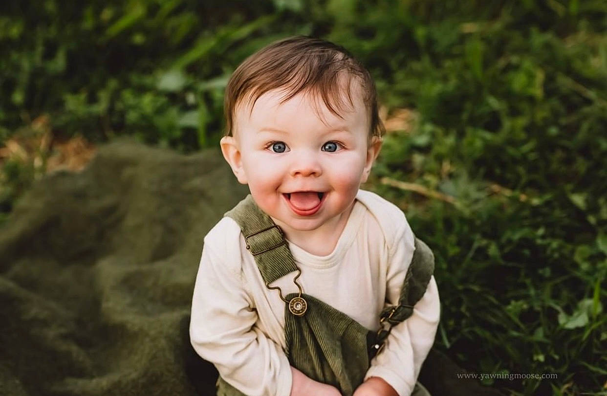 Luke joined the competition — help win amazing prizes! baby, baby_toddler_clothing, eye, face, facial_expression, flash_photography, fun, grass, hairstyle, happy, human, iris, joy, people_in_nature, person, plant, skin, sleeve, smile, standing
