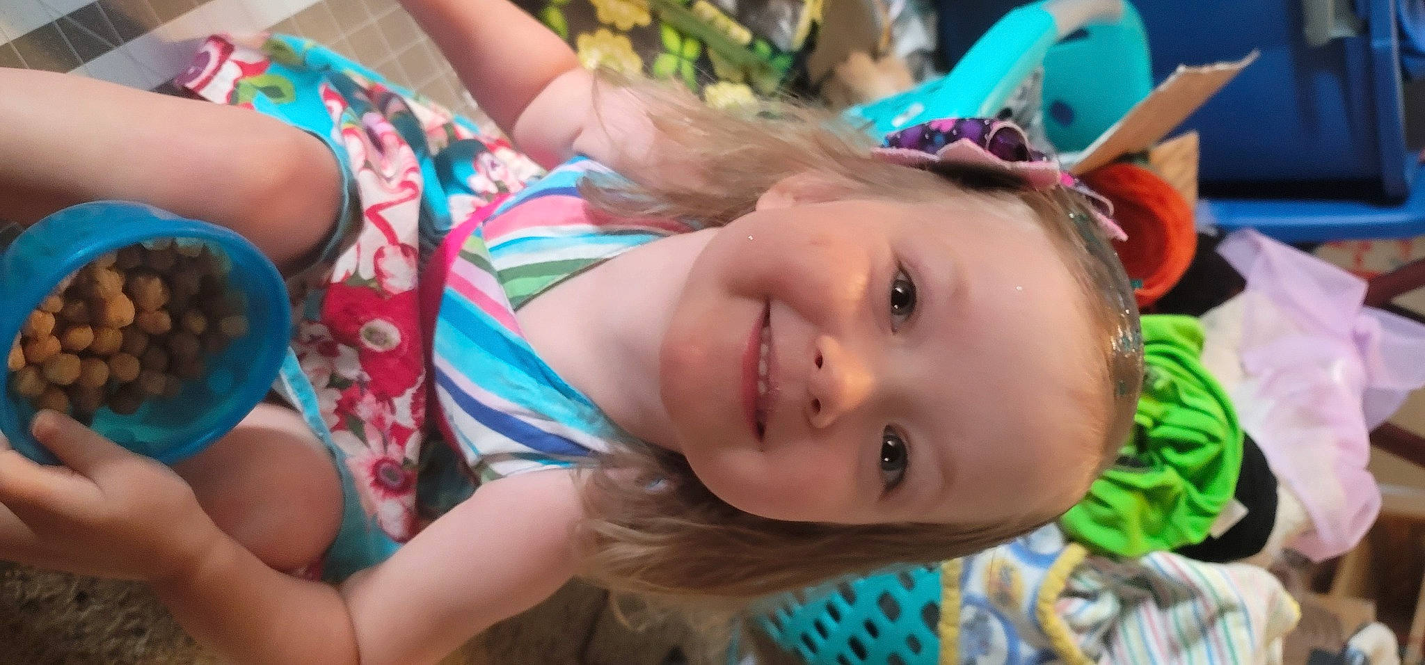 Ashlyn joined the competition — help win amazing prizes! baby, blue, brown_hair, child, eyelash, fun, grass, green, happy, iris, joy, leisure, lip, mouth, nose, person, plant, recreation, skin, smile