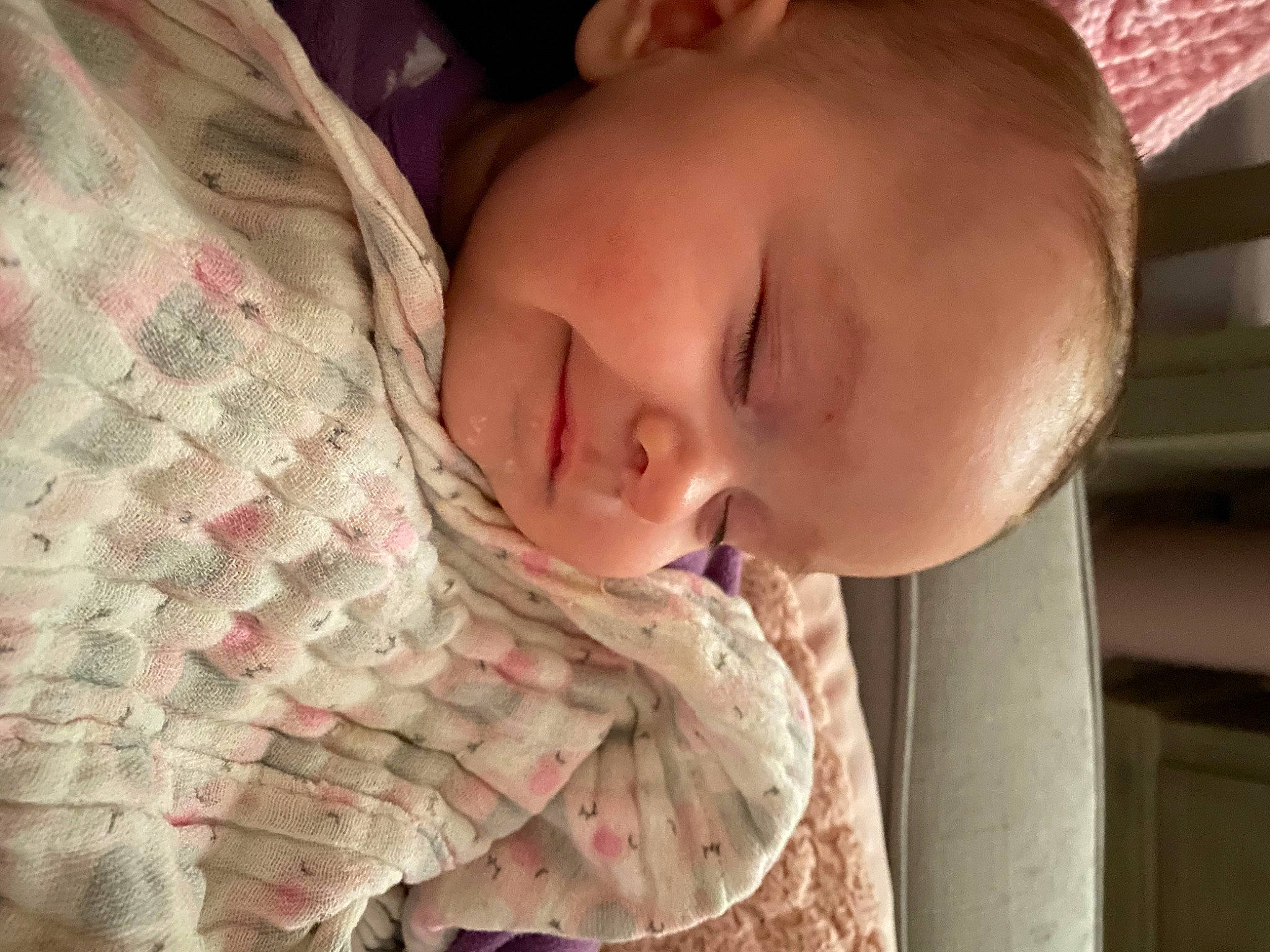 Michaela is registered to the contest to win money with this photo: baby, cheek, chin, comfort, eye, eyebrow, eyelash, facial_expression, forehead, hand, head, human_body, lip, mouth, muscle, neck, nose, person, skin, textile