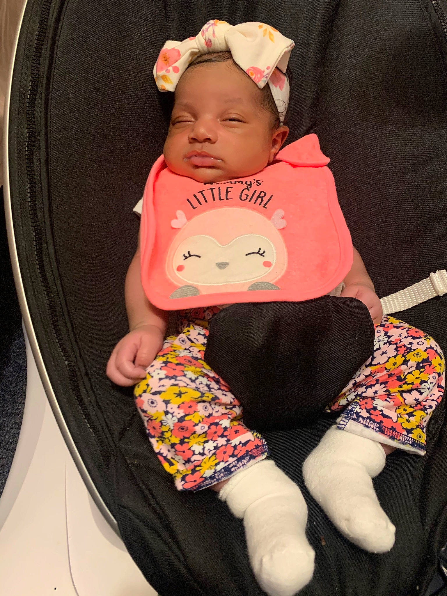 Zari joined the competition — help win amazing prizes! baby, baby_carriage, baby_products, baby_toddler_clothing, car_seat, cheek, child, design, ear, pattern, person, pink, product, skin, toddler