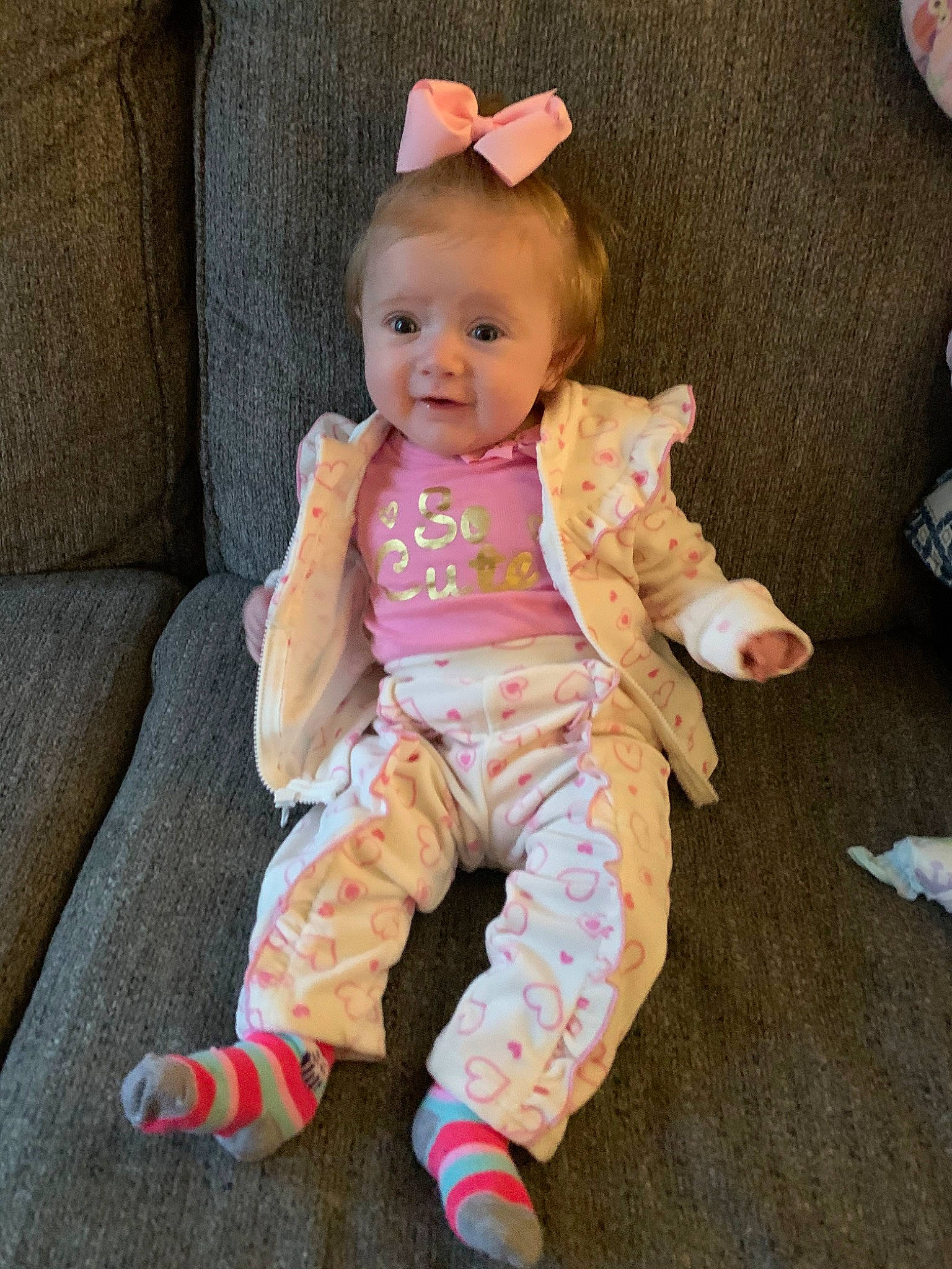 Teigan joined the competition — help win amazing prizes! baby, cheek, child, person, pink, play, skin, toddler, toy