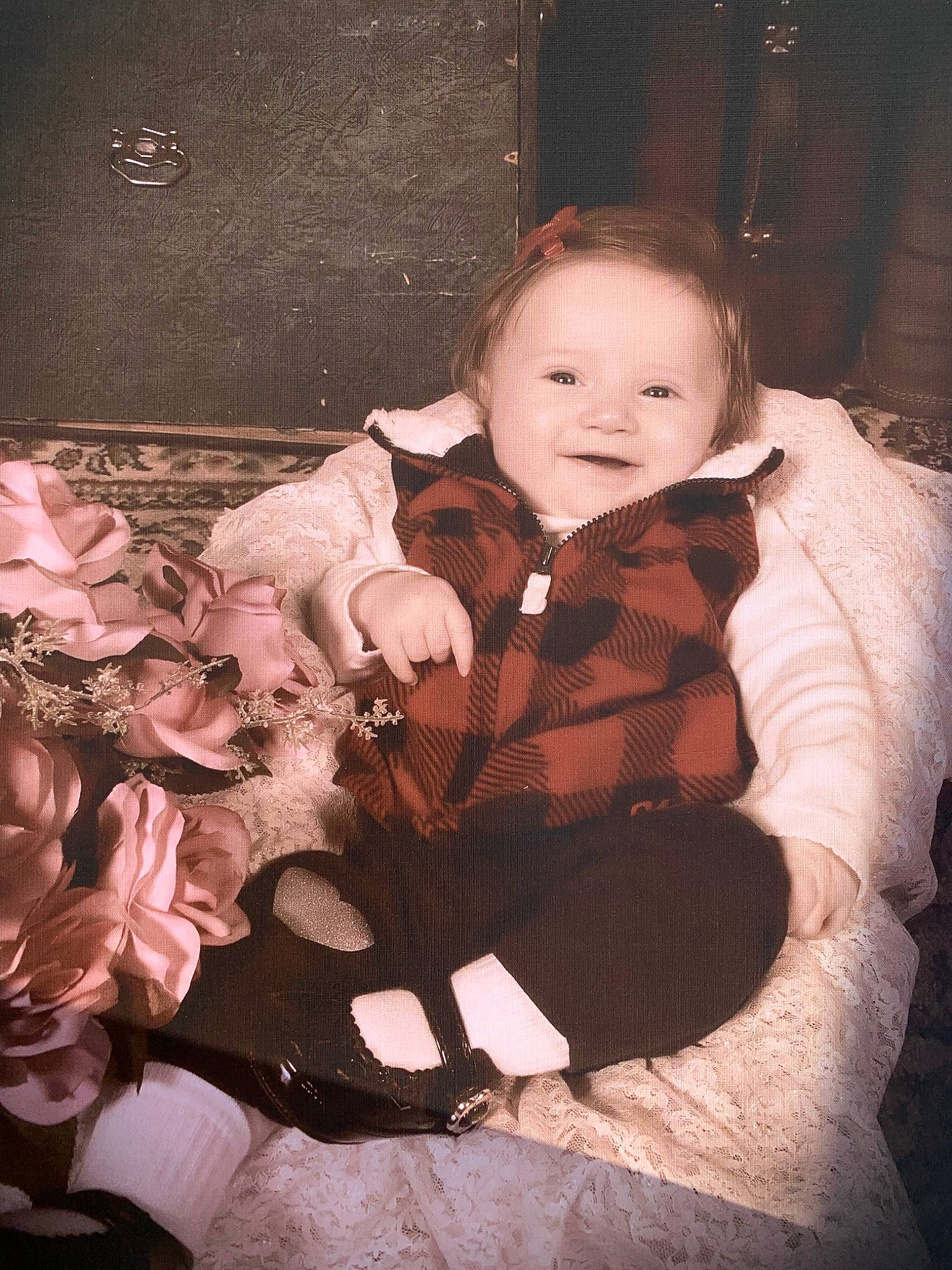 Teigan joined the competition — help win amazing prizes! baby, child, joy, person, sitting, toddler