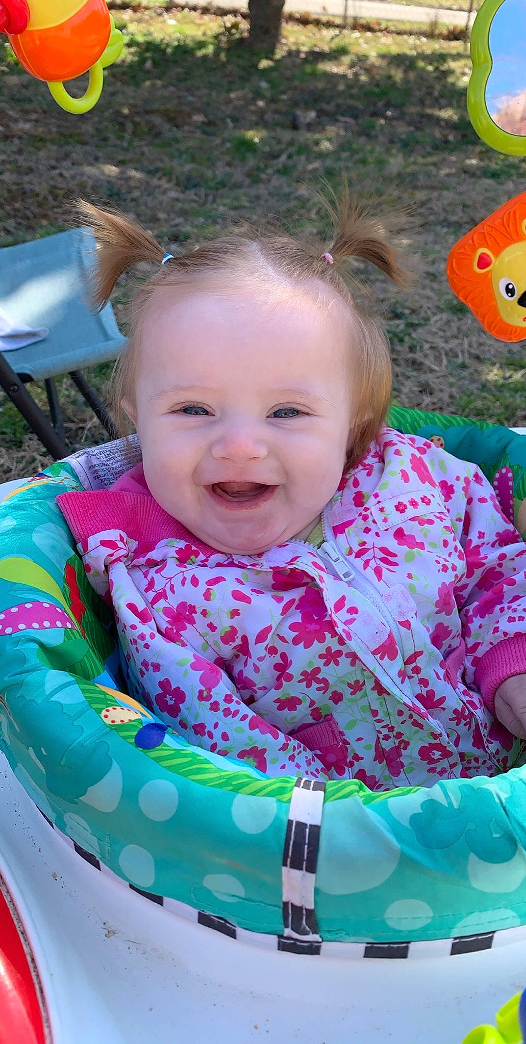 Teigan joined the competition — help win amazing prizes! baby, baby_products, baby_toddler_clothing, child, person, pink, play, product, skin, toddler