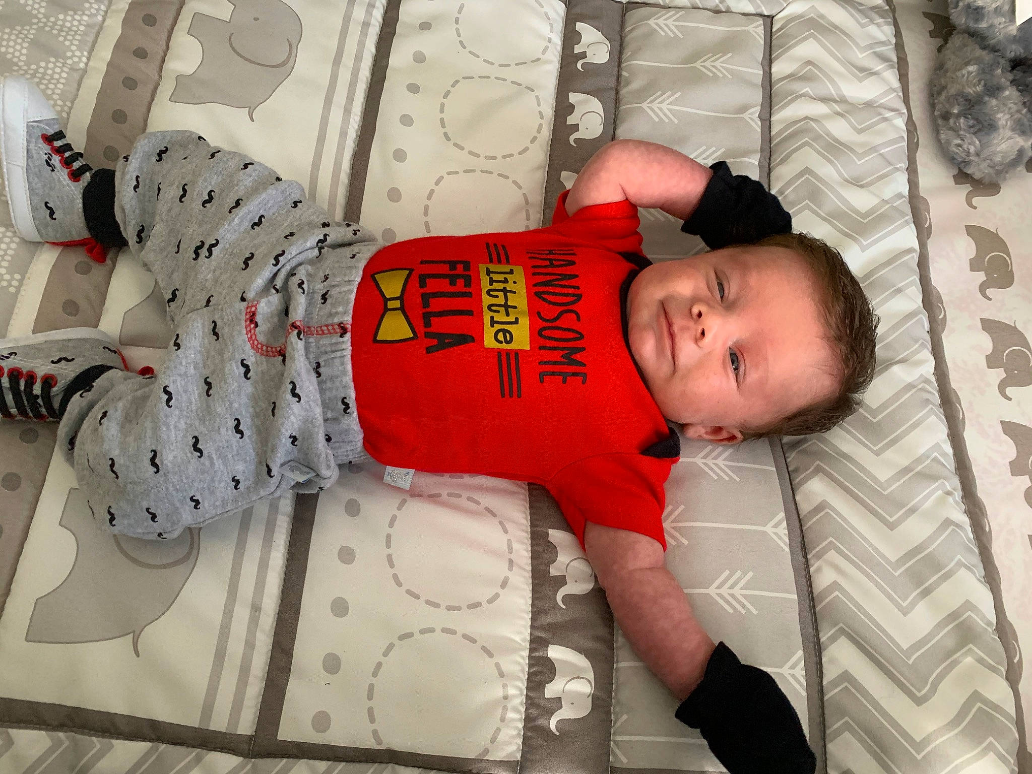 Coalson joined the competition — help win amazing prizes! baby, child, person