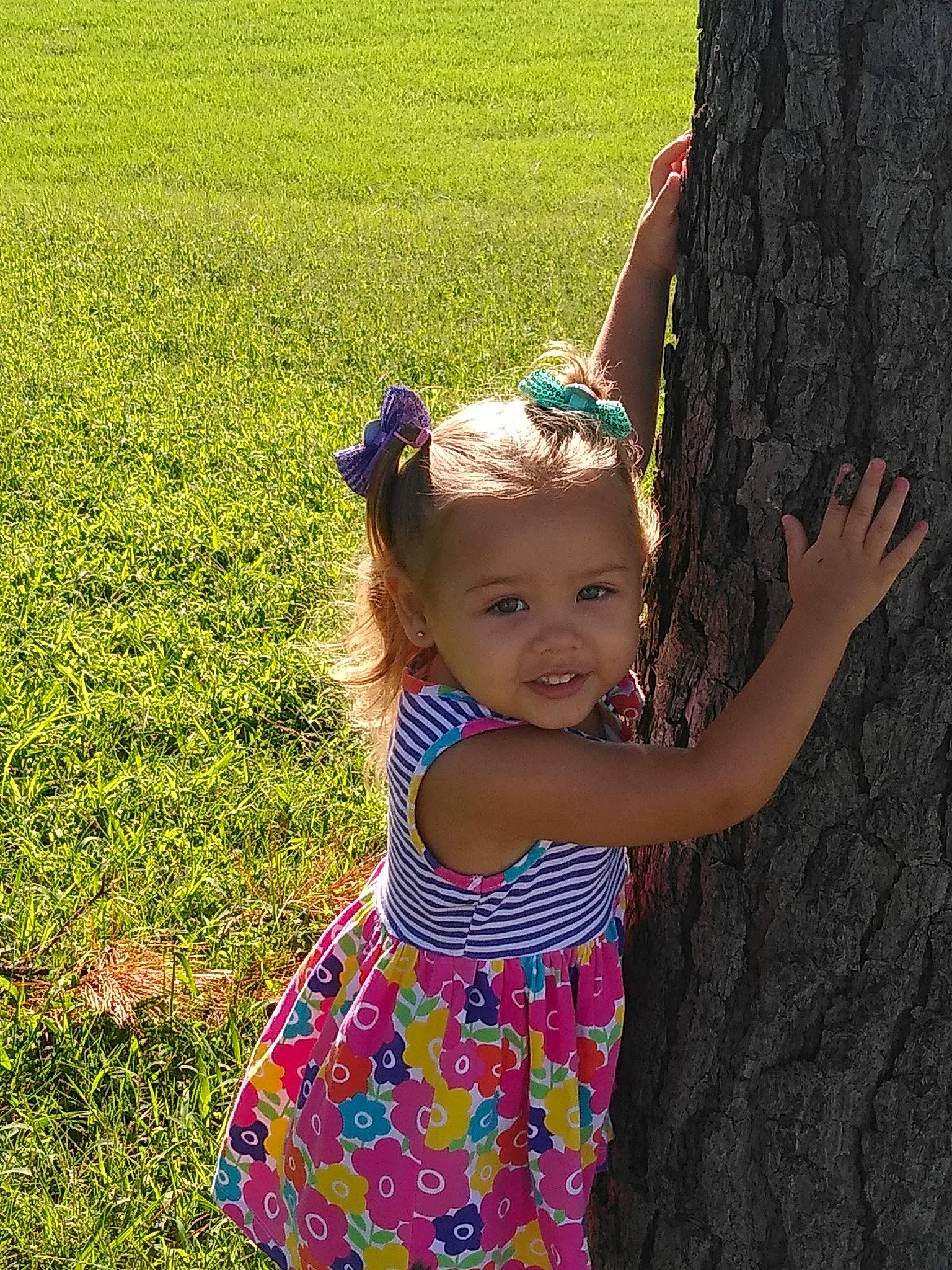 Nyjah joined the competition — help win amazing prizes! child, dress, fun, grass, happy, headwear, joy, meadow, pattern, person, plant, play, smile, spring, summer, toddler, tree, vacation
