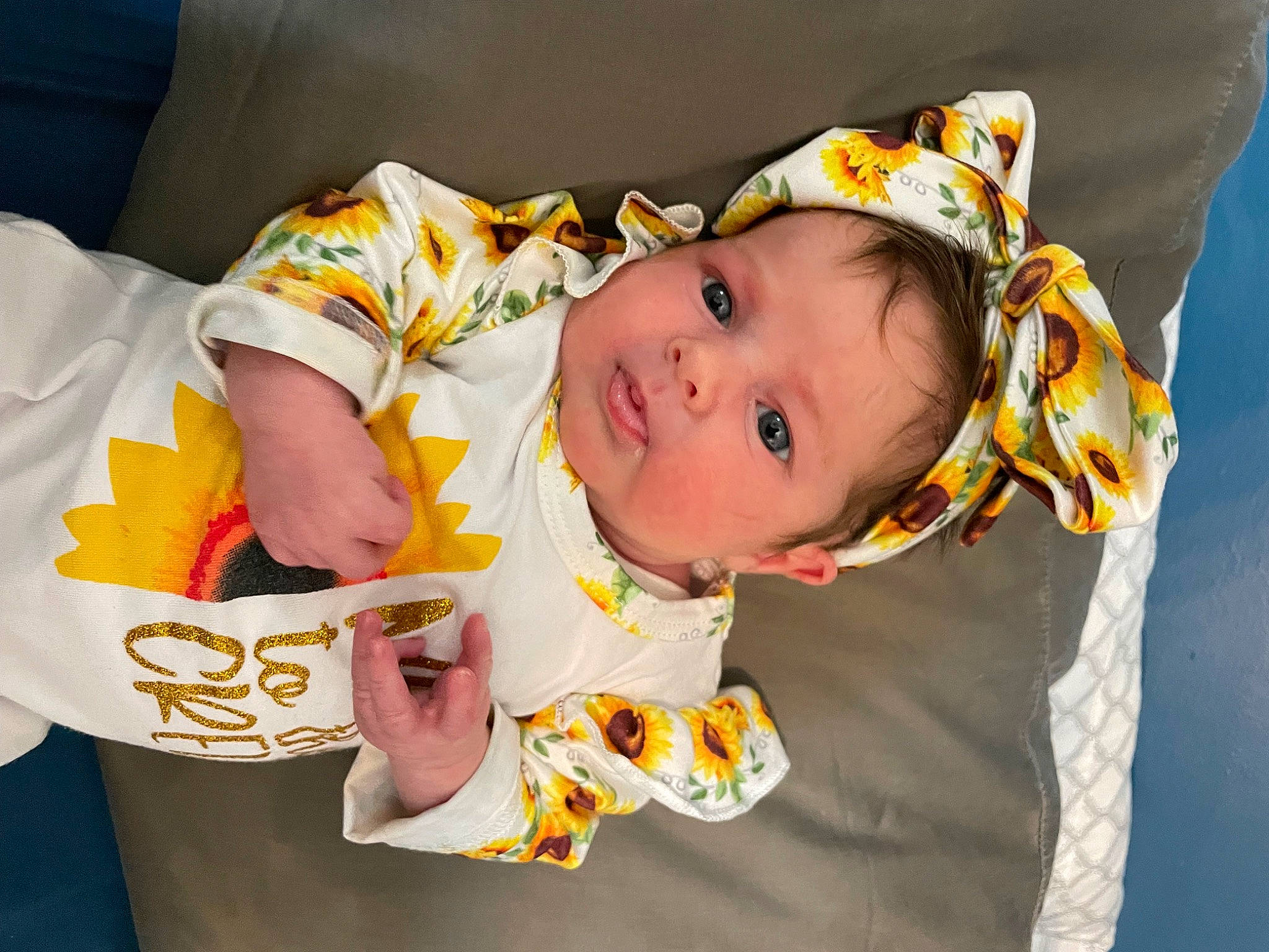 Lilian joined the competition — help win amazing prizes! baby, baby_products, baby_toddler_clothing, child, comfort, face, fun, happy, linens, pattern, person, sleeve, textile, toddler