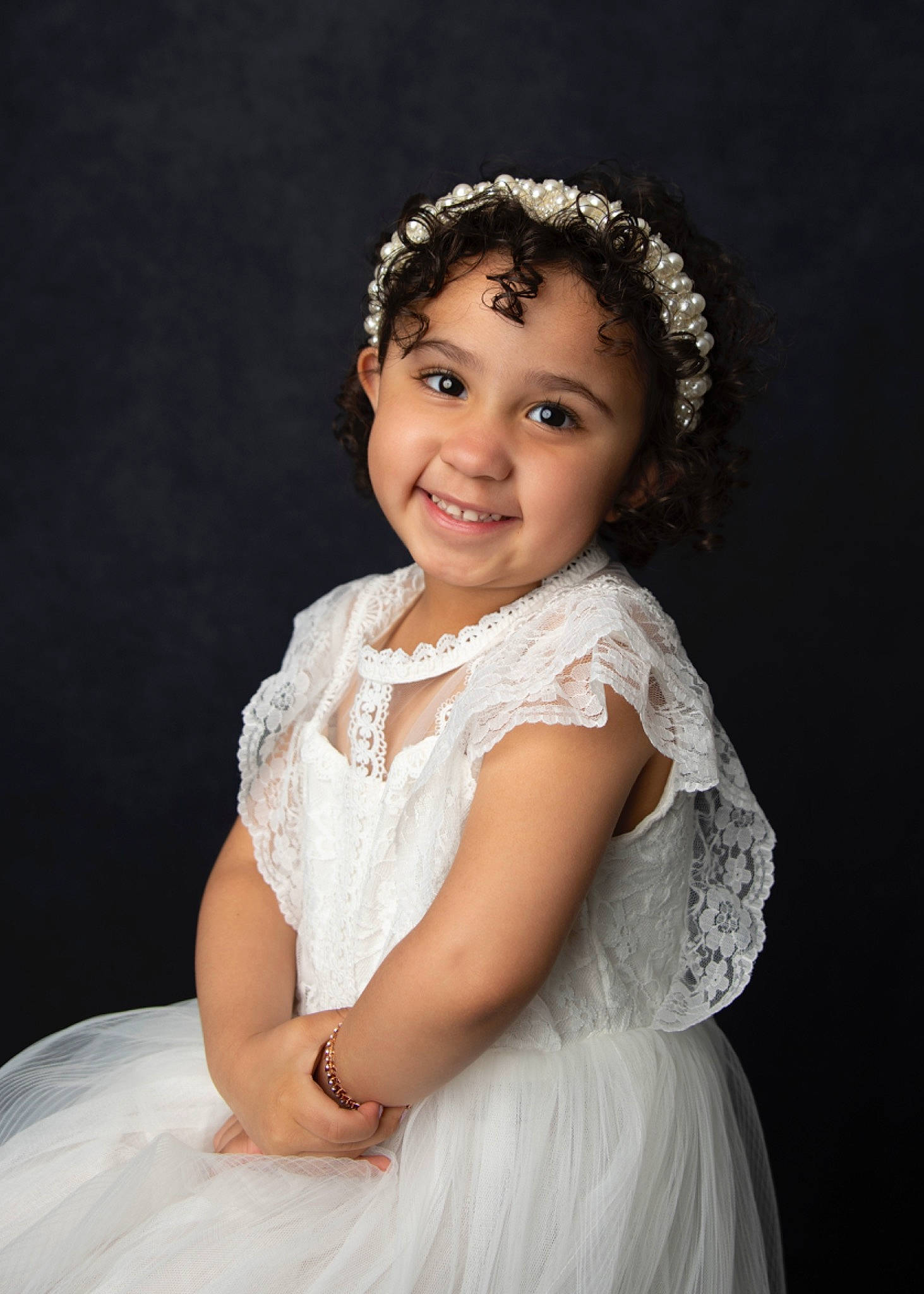 Nevaeh joined the competition — help win amazing prizes! bridal_clothing, bridal_party_dress, clothing, dress, embellishment, eye, eyebrow, facial_expression, flash_photography, hair, hairstyle, happy, head, human_body, iris, joy, neck, person, skin, sleeve