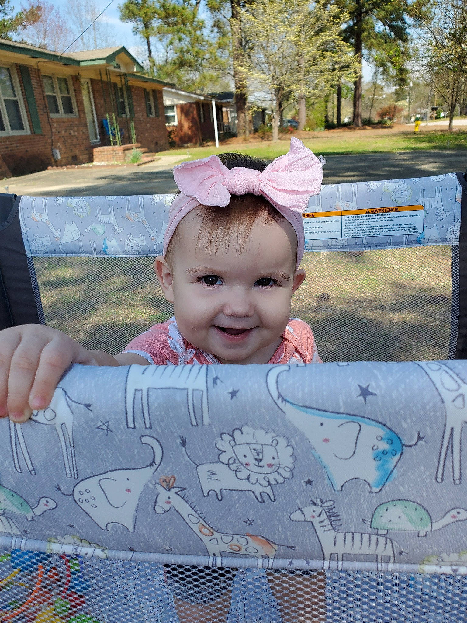 Wendy joined the competition — help win amazing prizes! baby, child, ear, grass, joy, leisure, people, person, plant, play, recreation, sitting, summer, textile, toddler, tree, vacation