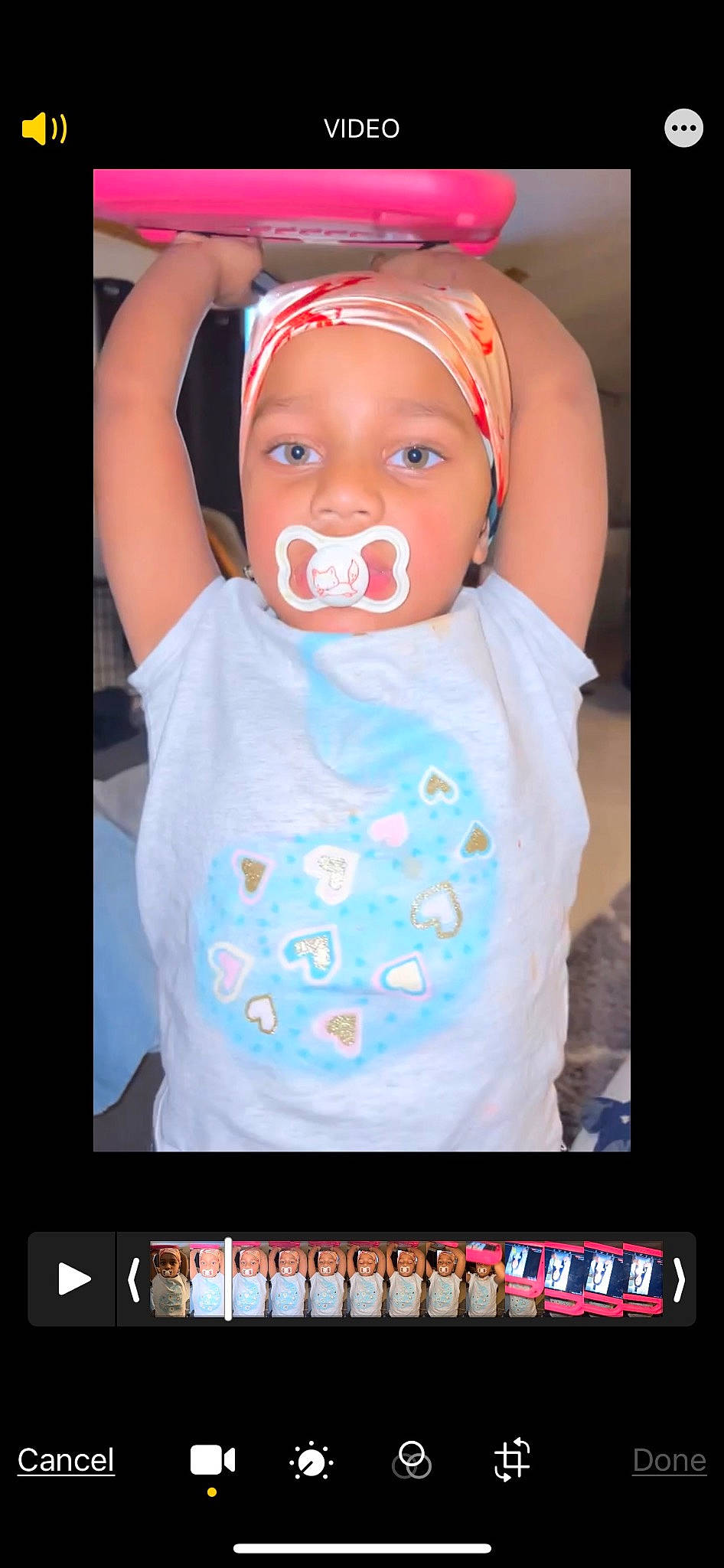 Airee is registered to the contest to win money with this photo: baby, baby_products, baby_toddler_clothing, bib, cheek, child, display_device, drinkware, eyelash, face, font, happy, headwear, mouth, nose, person, pink, plastic_bottle, product, sleeve