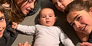 Nino participe au concours pour gagner de l'argent avec cette photo : adult, baby, bodypart, boy, child, face, family, female, finger, happy, head, male, people, person, photobombing, photography, portrait, selfie, smile, woman
