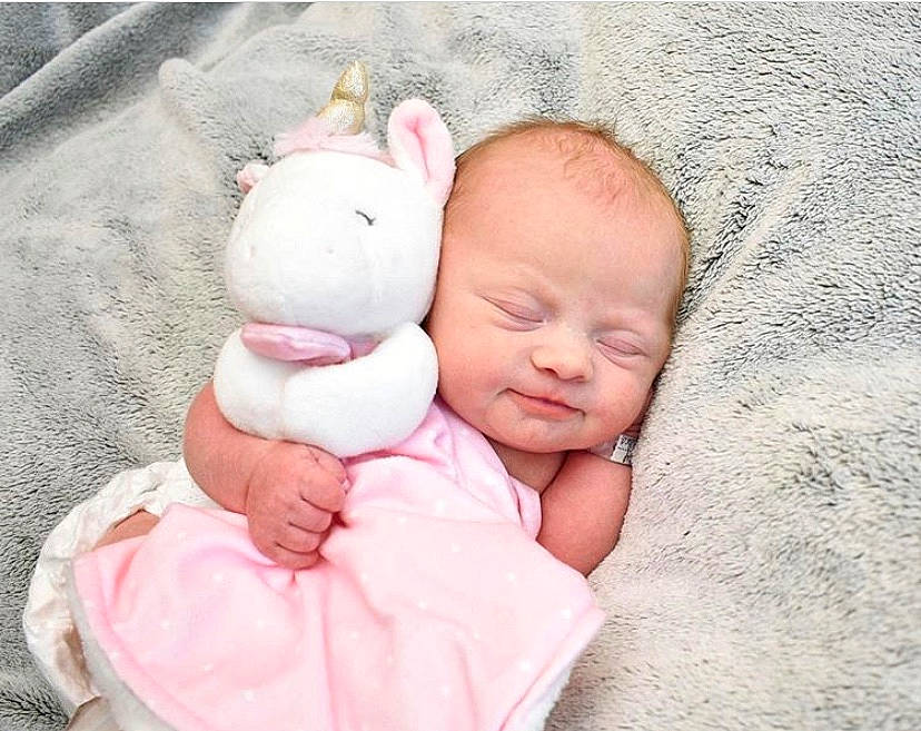 Kora joined the competition — help win amazing prizes! baby, baby_sleeping, cheek, child, ear, hand, happy, head, love, nose, person, pink, product, skin, sleep, stuffed_toy, textile, toddler
