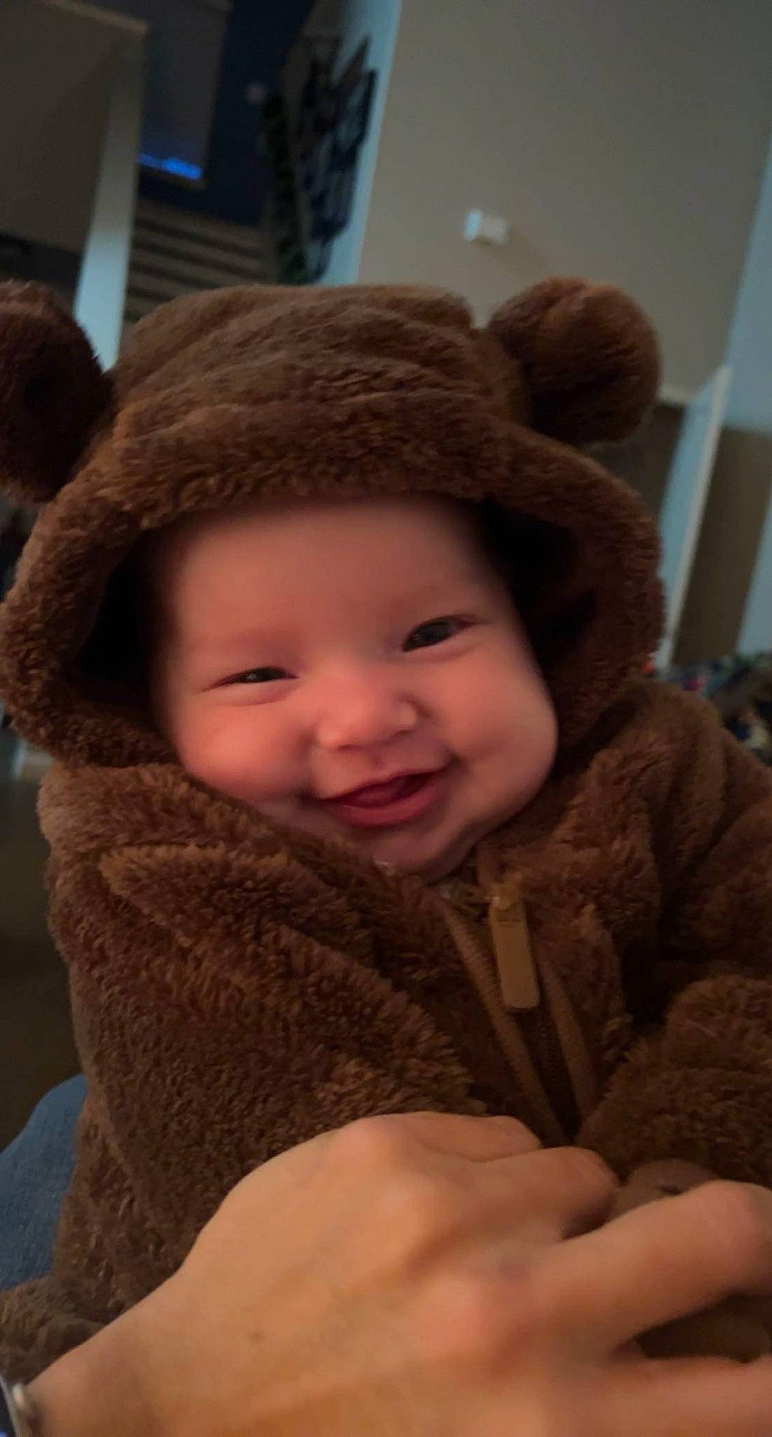 Annalee joined the competition — help win amazing prizes! baby, cap, cheek, chin, comfort, ear, eye, eyebrow, fur_clothing, happy, hat, headgear, headwear, iris, lip, mouth, nose, person, skin, smile