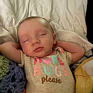 Krimson joined the competition — help win amazing prizes! baby, sleeping, onesie, blanket, bed, cute, infant, peaceful, soft, clothing, resting, child, knitted_blanket, toddler, comfort, portrait, indoor, head, arms, sleep