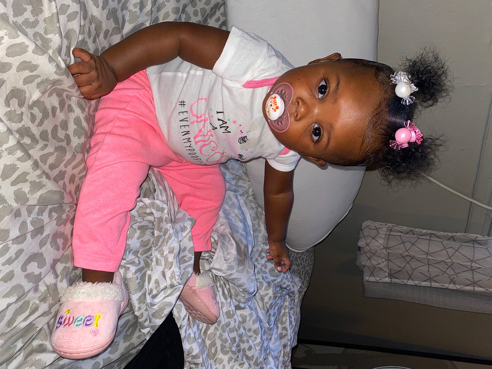 Rihanna joined the competition — help win amazing prizes! cool, elbow, event, finger, flesh, fun, gesture, happy, human_leg, knee, pattern, person, pink, room, sock, textile, thigh, thumb, toddler, trunk