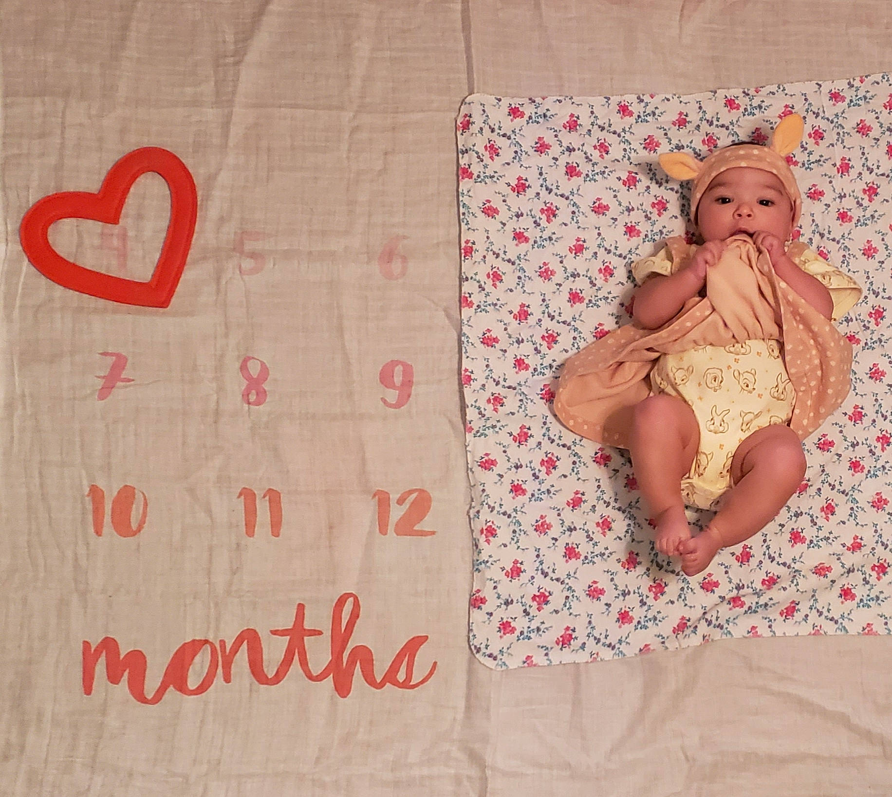 Elicia is registered to the contest to win money with this photo: art, font, headwear, illustration, linens, love, pattern, person, pink, textile