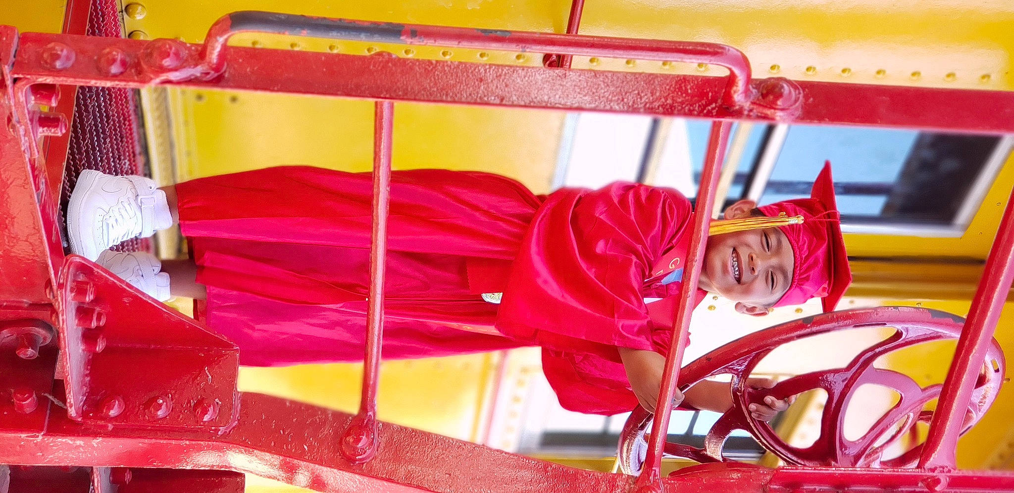 Adrian is registered to the contest to win money with this photo: amusement_ride, headwear, joy, magenta, person, pink, rickshaw, toy, vehicle