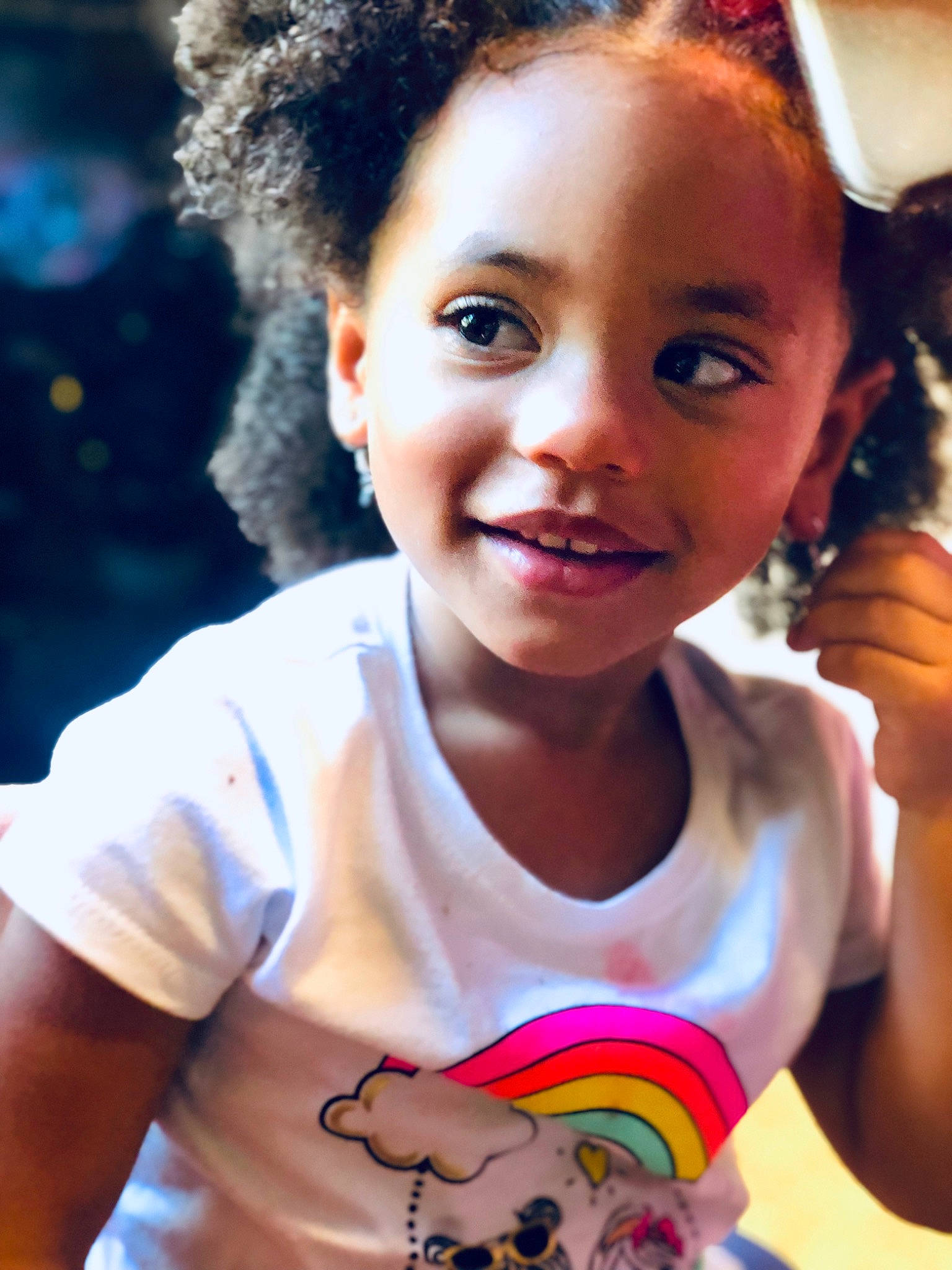 Liana is registered to the contest to win money with this photo: beauty, black_hair, cheek, child, child_model, ear, eye, eyebrow, face, forehead, fun, hair, hairstyle, happy, joy, lip, people, person, play, skin