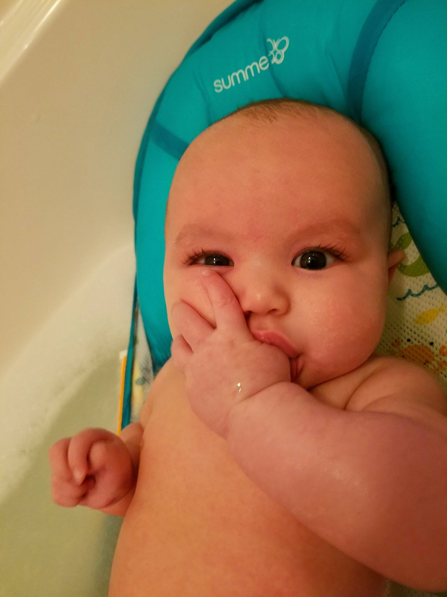 Levi joined the competition — help win amazing prizes! baby, baby_bathing, baby_making_funny_faces, bathing, bathtub, cheek, child, eye, eyebrow, face, finger, forehead, hand, head, lip, mouth, nose, person, skin, toddler