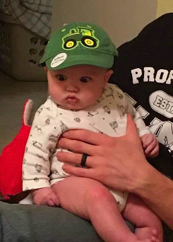 Levi joined the competition — help win amazing prizes! baby, baseball_cap, cap, child, hat, headgear, headwear, person, toddler