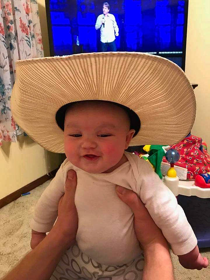 Levi joined the competition — help win amazing prizes! baby, child, fashion_accessory, fun, hat, headgear, person, smile, sun_hat, toddler, vacation