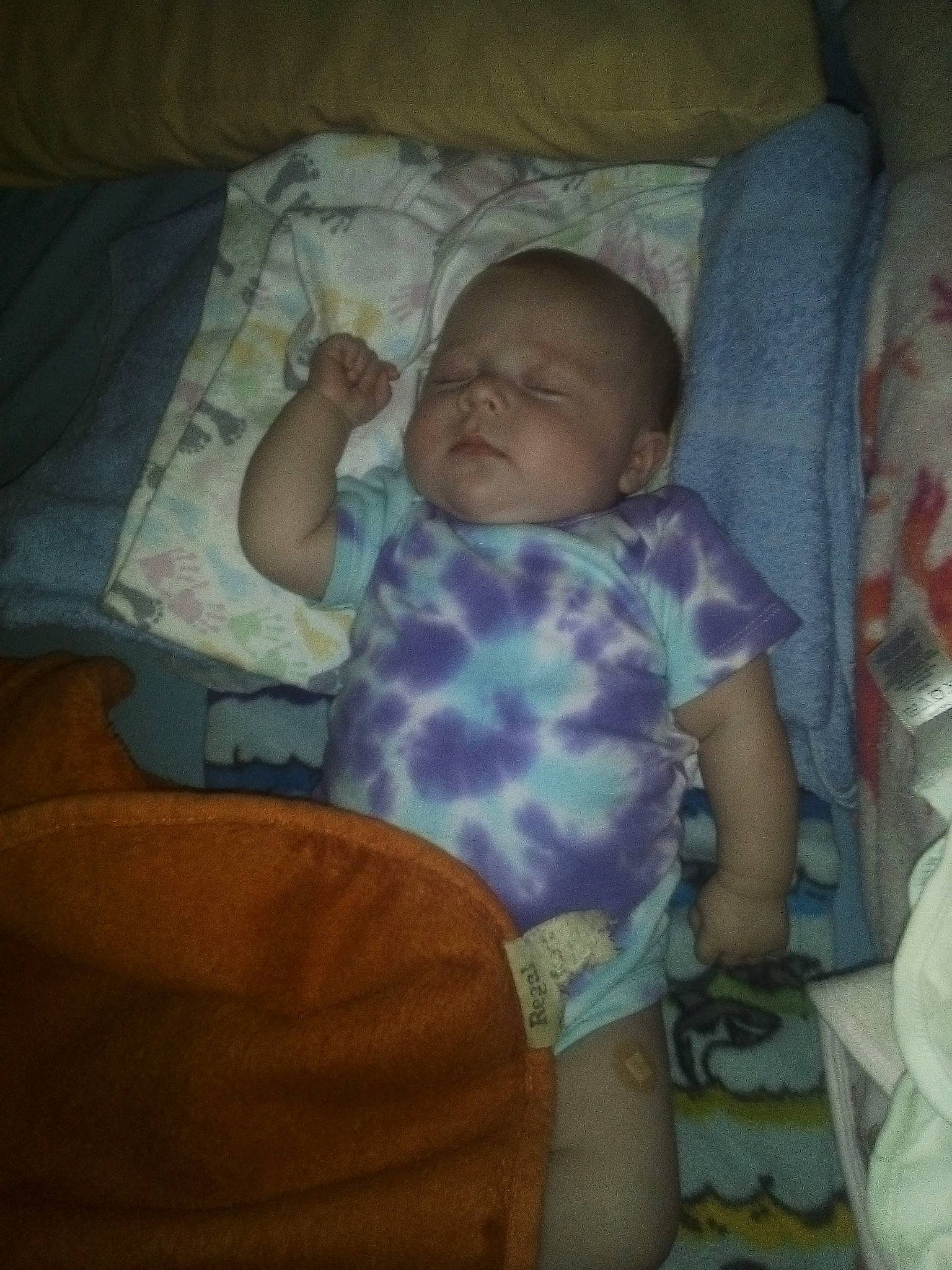 Hayley is registered to the contest to win money with this photo: baby, baby_products, baby_toddler_clothing, bedtime, chair, cheek, comfort, finger, fun, head, lap, linens, mammal, mouth, person, room, skin, textile, thigh, thumb