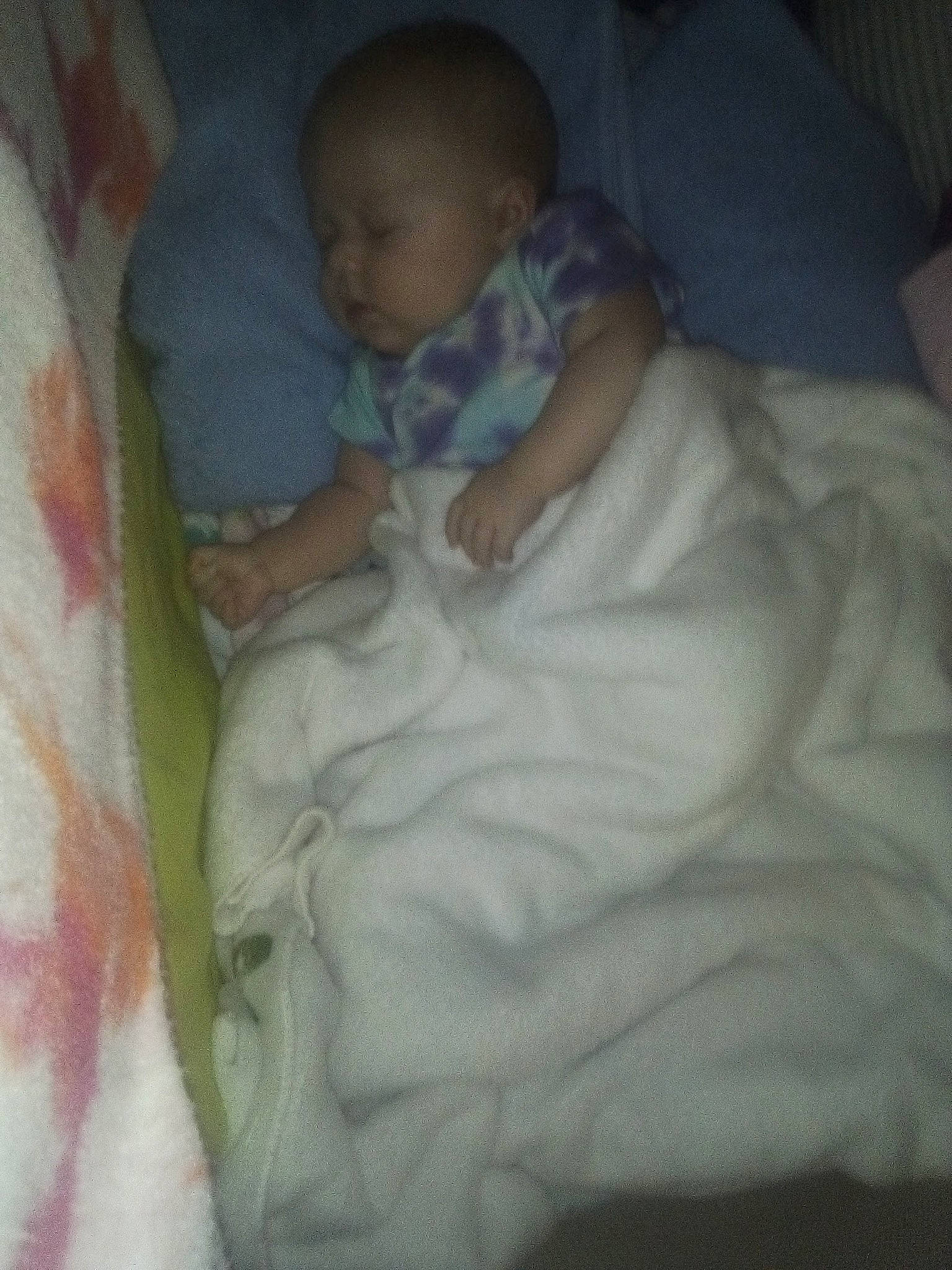 Hayley is registered to the contest to win money with this photo: baby, baby_products, baby_sleeping, baby_toddler_clothing, bed, bedding, bedtime, cheek, child, comfort, hand, head, human_body, infant_bed, linens, nap, person, room, skin, thumb