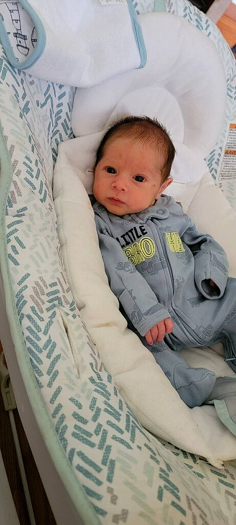 Kennedy joined the competition — help win amazing prizes! baby, baby_in_car_seat, baby_products, baby_safety, baby_sleeping, baby_toddler_clothing, car_seat, cheek, child, comfort, eye, infant_bed, linens, pattern, person, room, sitting, sleep, sleeve, textile