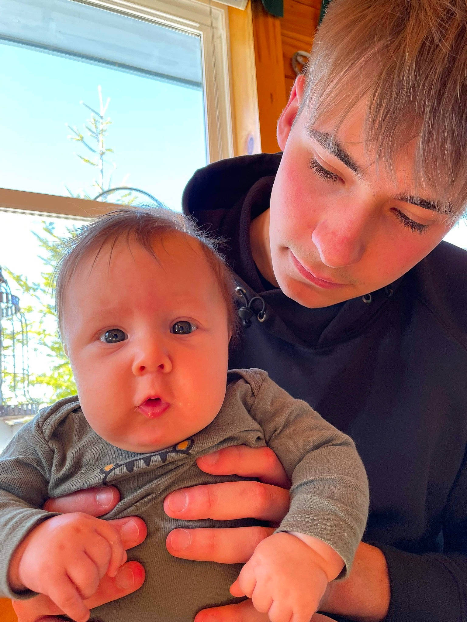 Luca joined the competition — help win amazing prizes! baby, baby_toddler_clothing, cheek, child, chin, comfort, eyelash, finger, fun, gesture, happy, mouth, nose, person, sharing, sitting, skin, t_shirt, thumb, toddler