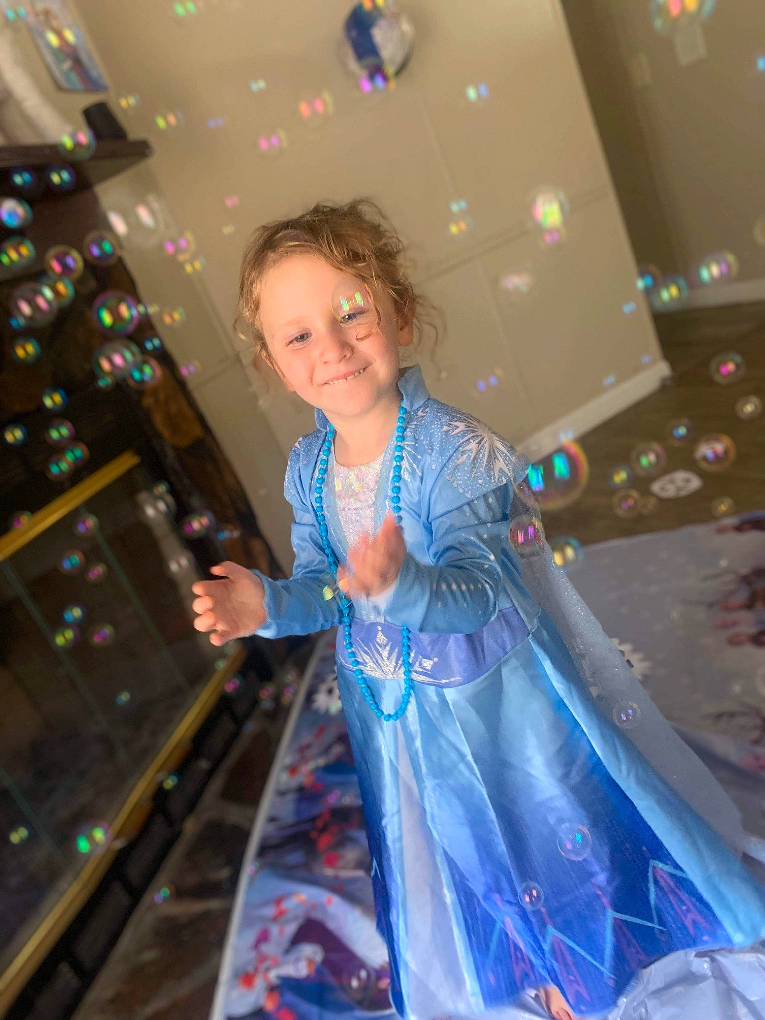 Zaylee joined the competition — help win amazing prizes! child, costume, dress, electric_blue, entertainment, event, fashion_design, formal_wear, fun, happy, haute_couture, holiday, joy, leisure, party_supply, performing_arts, person, purple, recreation, smile