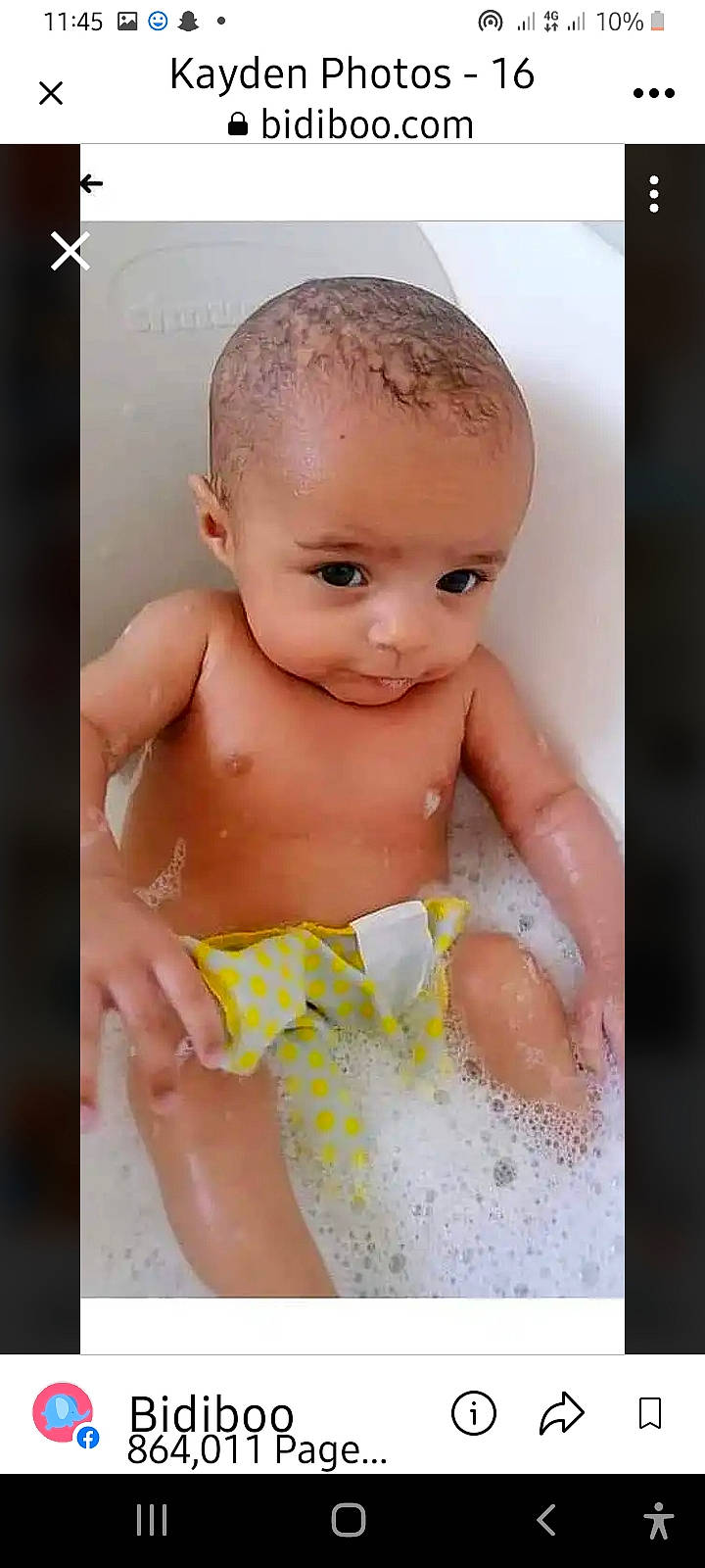Kacey-leigh is registered to the contest to win money with this photo: abdomen, baby, baby_products, baby_toddler_clothing, barechested, bathing, cheek, chest, diaper, happy, human_body, incontinence_aid, iris, navel, nose, person, smile, stomach, thumb, toddler