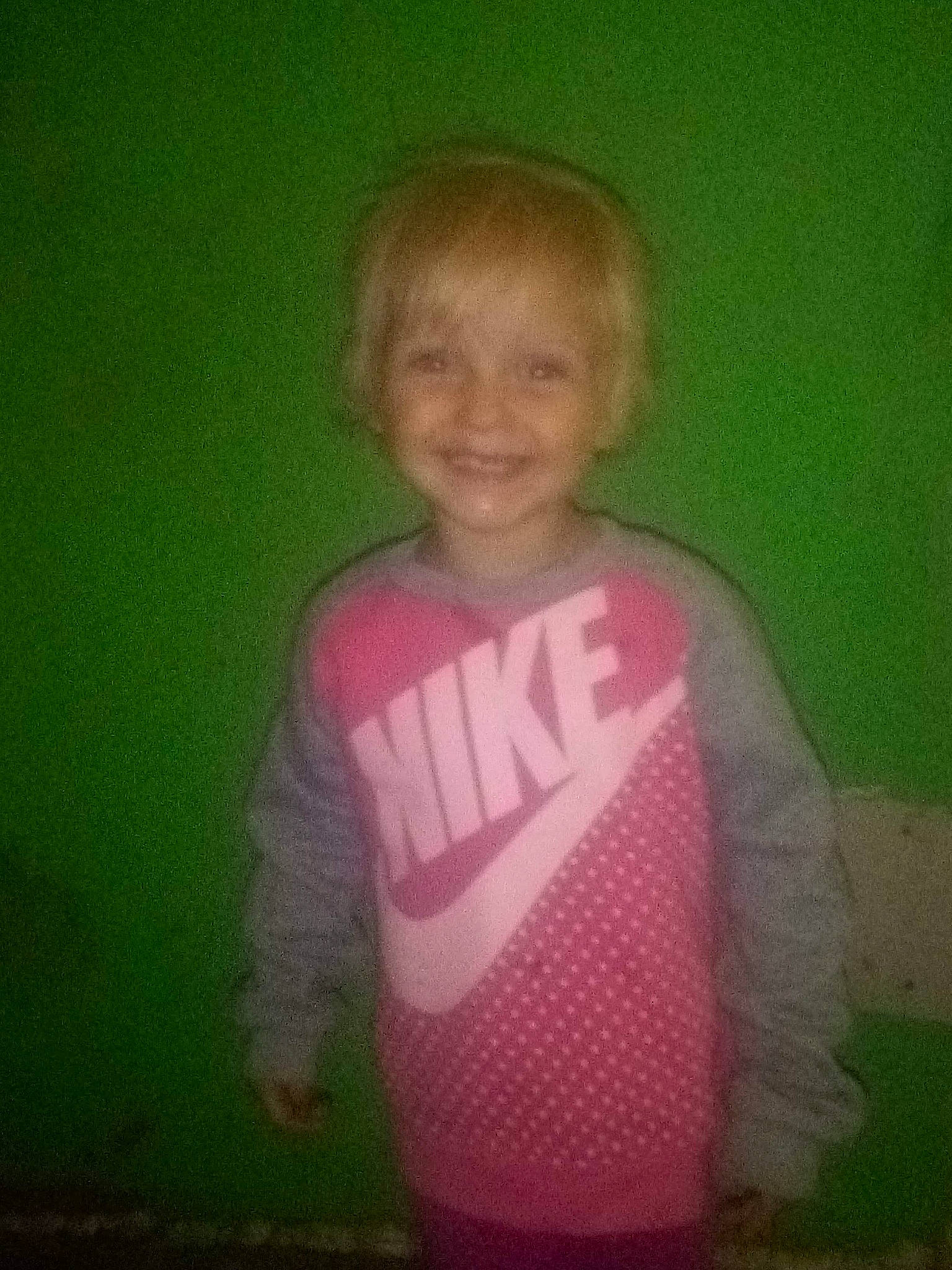 Riley Grace joined the competition — help win amazing prizes! arm, cheek, child, cool, eye, face, facial_expression, finger, forehead, fun, hair, head, joy, mouth, person, pink, skin, smile, standing, t_shirt