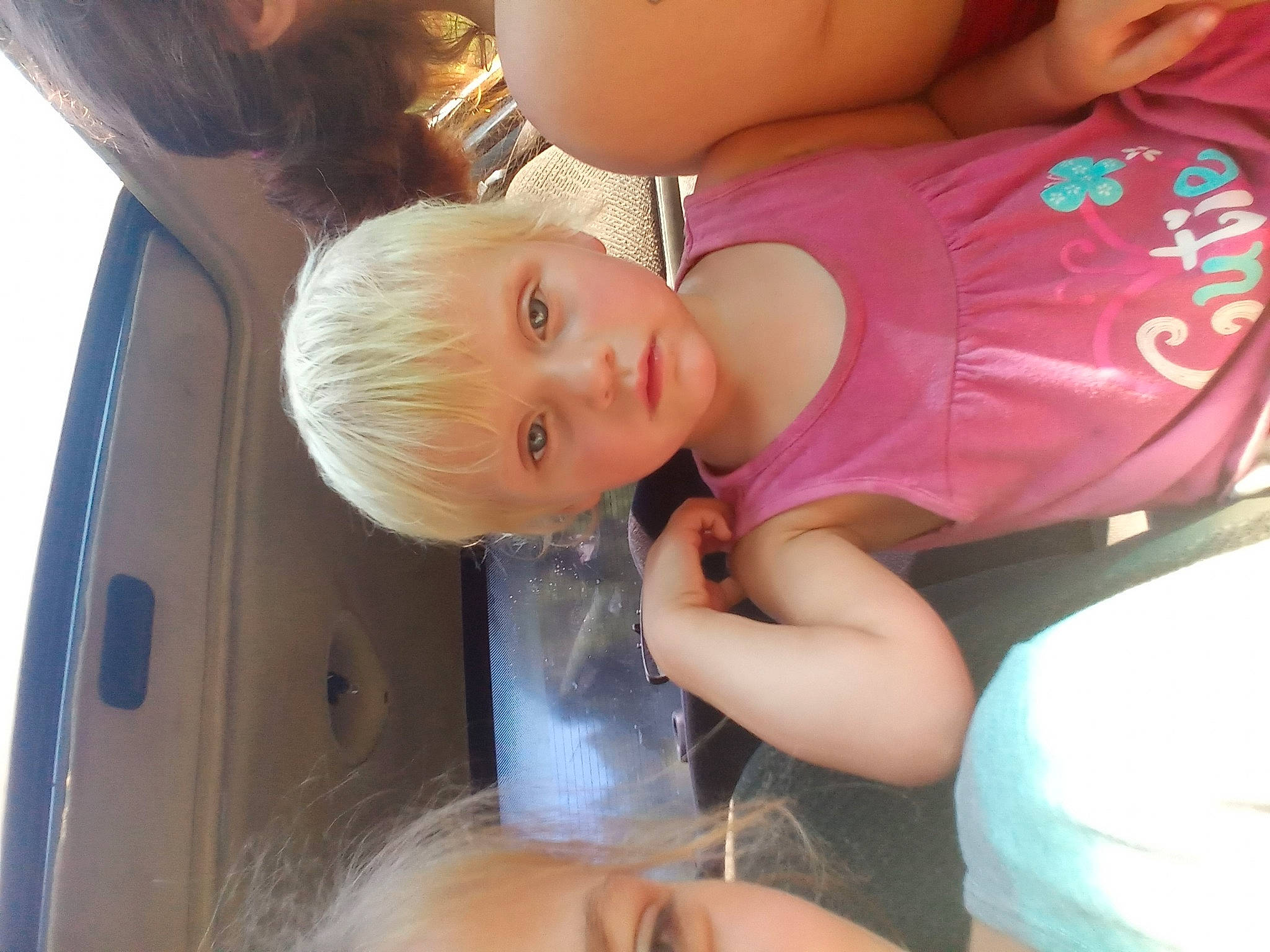 Riley Grace is registered to the contest to win money with this photo: baby, blond, cheek, child, ear, fun, hair, happy, long_hair, love, mouth, neck, person, skin, smile, toddler, vacation