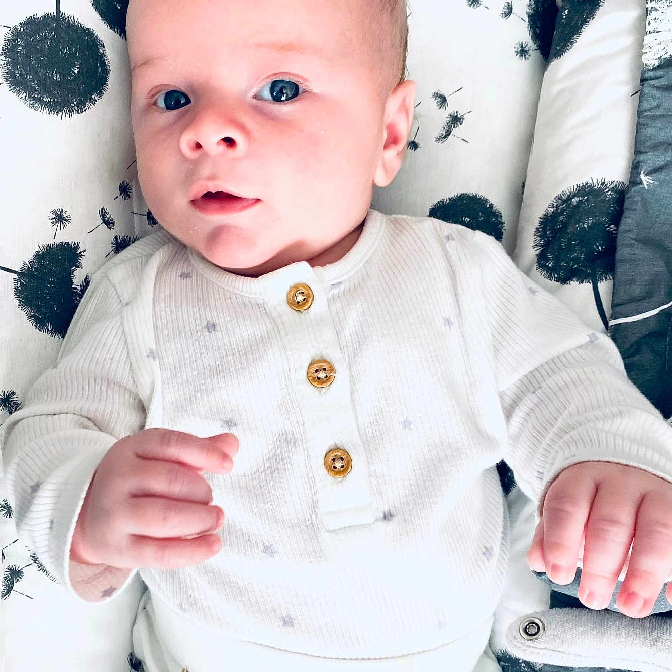 Charlie is registered to the contest to win money with this photo: baby, bodypart, clothing, cushion, face, finger, furniture, hand, happy, head, homedecor, longsleeve, newborn, pants, person, photography, portrait, shirt, sleeve, smile